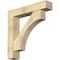 Ekena Millwork Westlake Block Rough Sawn Bracket w/ Offset Brace, Douglas Fir, 8"W x 40"D x 40"H BKT0806X40X40WTL05RDF - alternate 1
